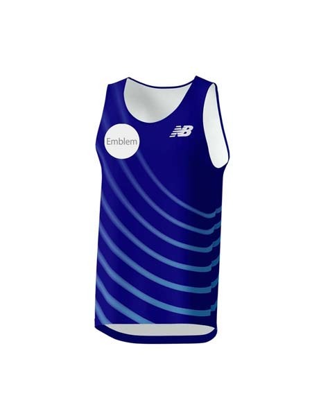 シングレット（昇華プリント：カーブライン）エンブレム入り 詳細画像 XXX 1