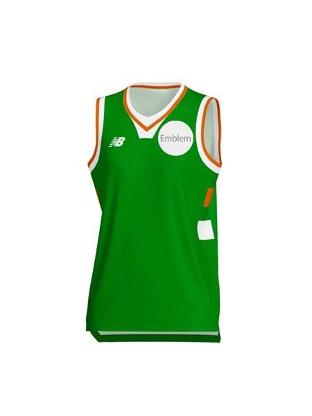 エリート ゲームシャツ（昇華プリント：身頃、脇ボーダー）エンブレム入り 詳細画像 XXX 1