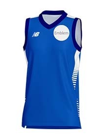 スタンダード ゲームシャツ（昇華プリント：身頃、脇ピンボーダー）エンブレム入り