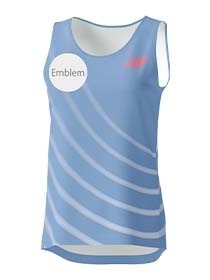 シングレット（昇華プリント：カーブライン）エンブレム入り