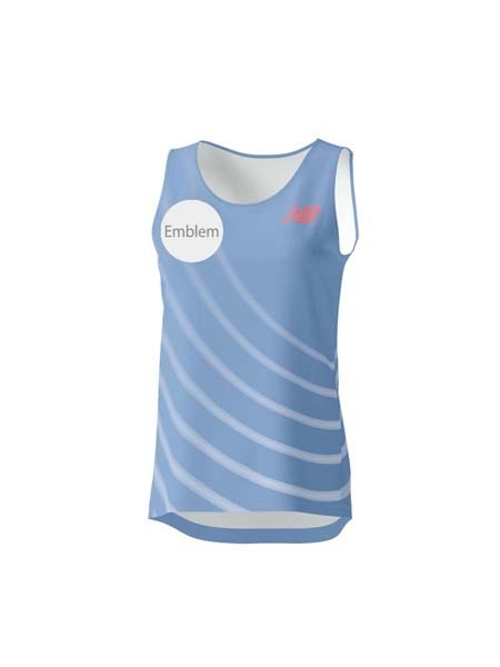 シングレット（昇華プリント：カーブライン）エンブレム入り 詳細画像 XXX 1