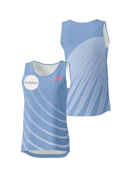 シングレット（昇華プリント：カーブライン）エンブレム入り 詳細画像 XXX 3